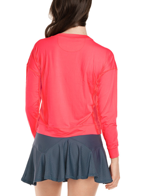 Lucky In Love Hype Long Sleeve Tennis Shirt