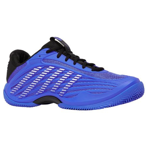 K-Swiss Men's Hypercourt Express 3 Clay Tennis Shoe (Dazzling Blue/Black/White)