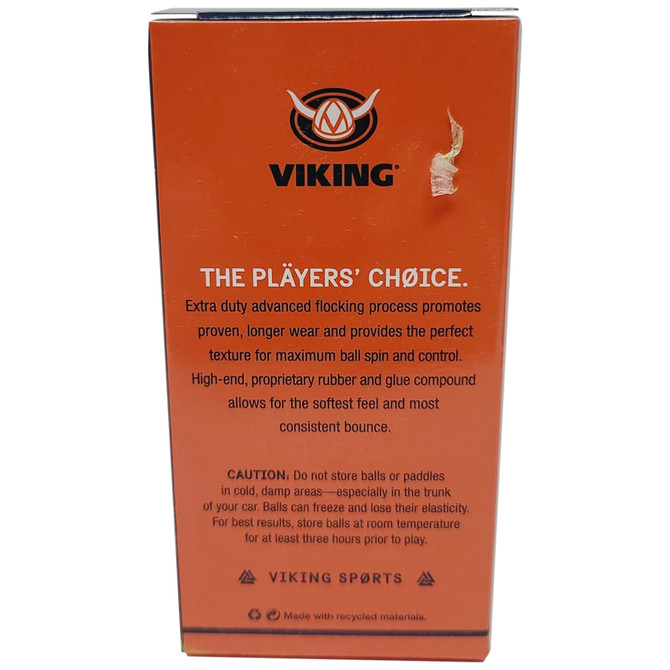 Viking Extra Duty Platform Tennis Balls Yellow (Case of 2 ball sleeves - 72 balls total)