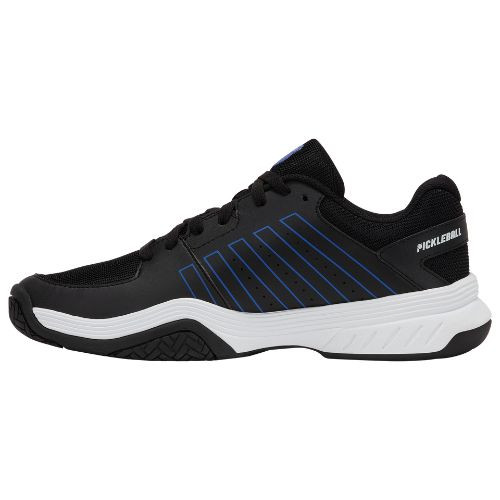 K-Swiss Men's Court Express Pickleball Shoe (Black/White/Dazzling Blue) 