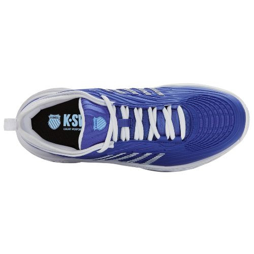 K-Swiss Men's Hypercourt Supreme 2 Tennis Shoe (Dazzling Blue/White/Baltic Sea)