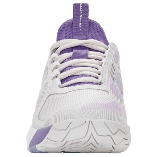 K-Swiss Women's K-Frame Speed Tennis Shoe (Nimbus Cloud/White/Purple Haze)
