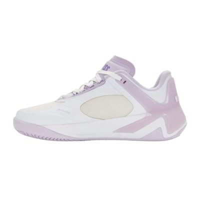 K-Swiss Women's K-Frame Pickleball Performance Shoe (White/Orchid Hush/Purple Haze)