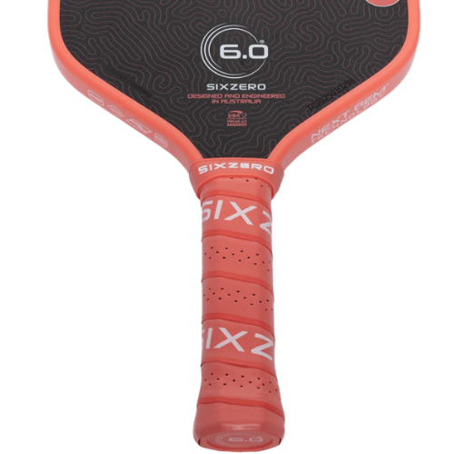Six Zero Coral 16mm Hybrid Pickleball Paddle