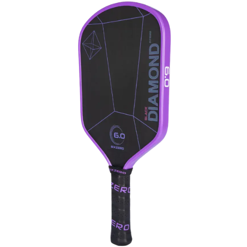 Six Zero Black Diamond Power JMV Pro 16mm Pickleball Paddle