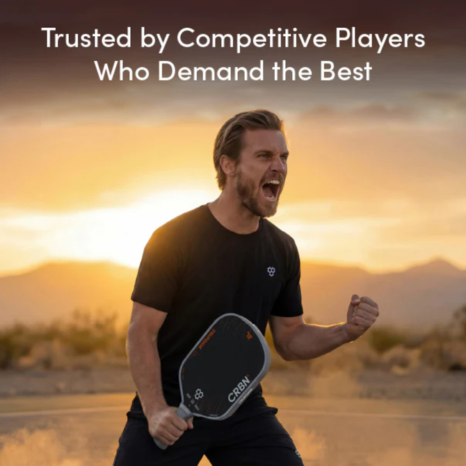CRBN⁴ TruFoam Barrage Pickleball Paddle (Hybrid, AeroCurve)