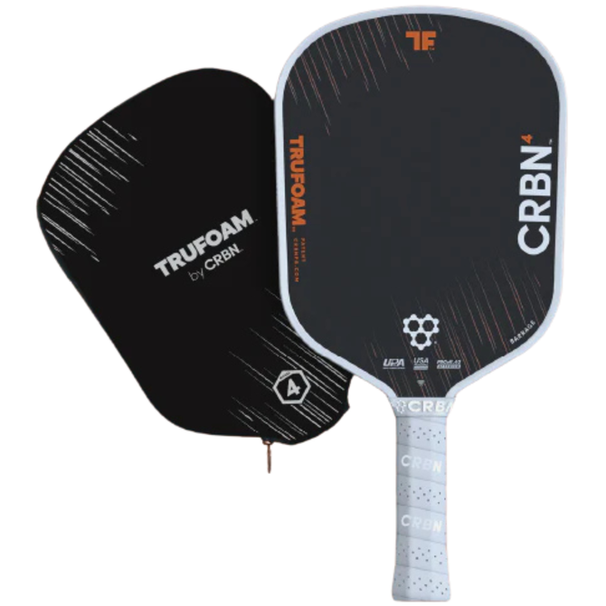 CRBN⁴ TruFoam Barrage Pickleball Paddle (Hybrid, AeroCurve)