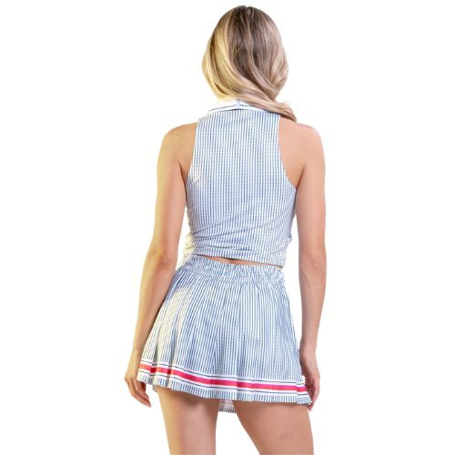 Lucky In Love Stripe Polo Tank 