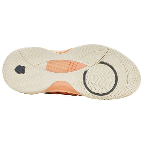 K-Swiss Women's Hypercourt Supreme 2 Tennis Shoe (Peach Parfait/Egret/Turbulence)
