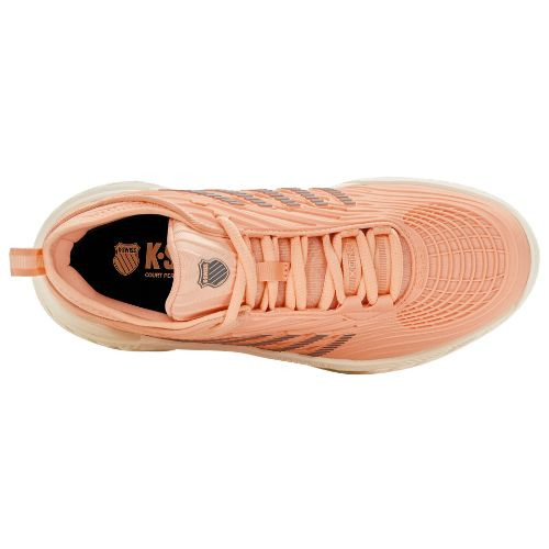 K-Swiss Women's Hypercourt Supreme 2 Tennis Shoe (Peach Parfait
