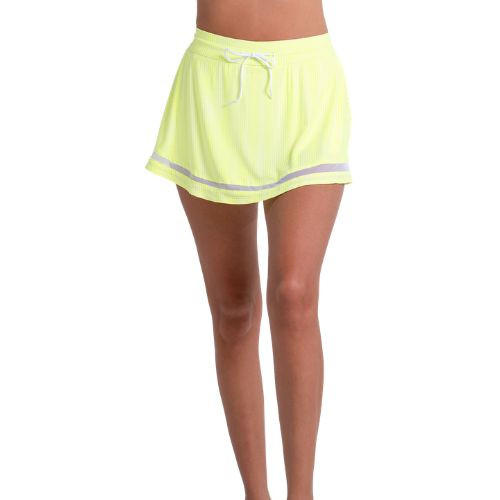 Lucky In Love Women's High Waist Seersucker Skirt.