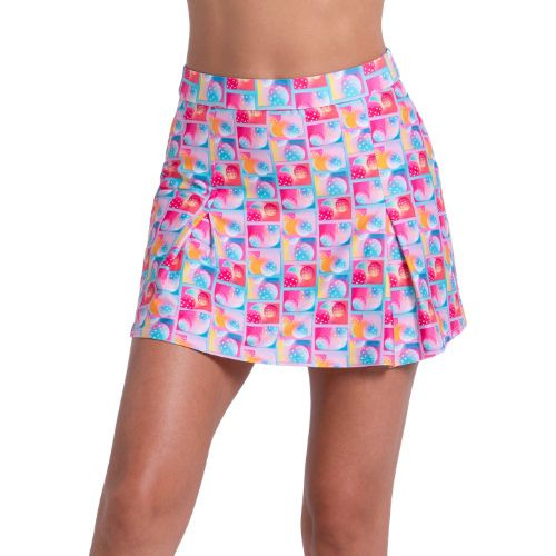 Lucky In Love Women's Inverted Pleat Pickleball Skirt  