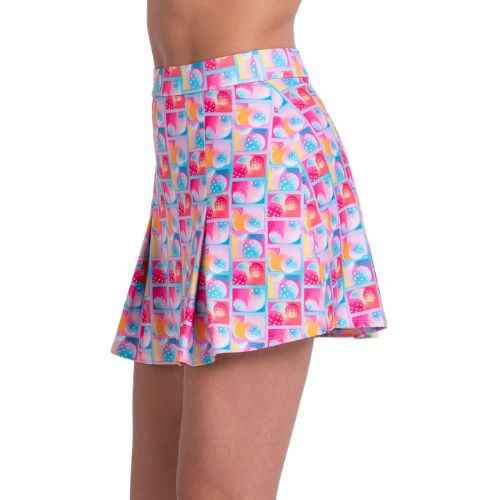 Lucky In Love Women's Inverted Pleat Pickleball Skirt  