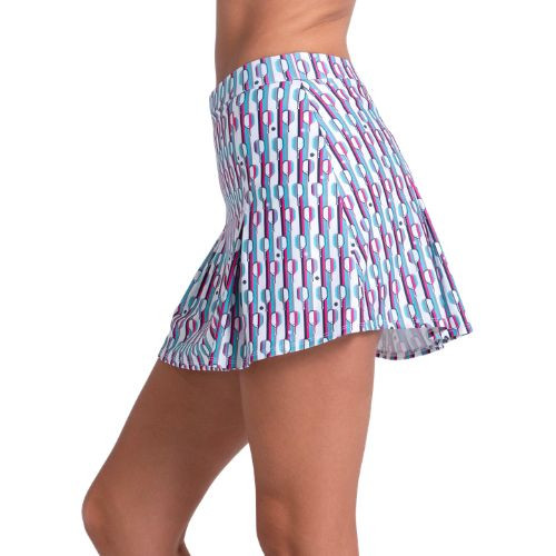 Lucky In Love Women's Inverted Pleat Pickleball Skirt  