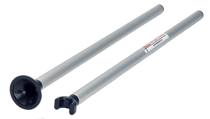 Tourna Single Sticks for Tennis, Portable Design, Chrome