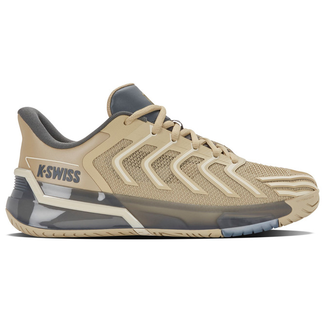 K-Swiss Men's Ultrashot 4 Tennis Shoe (Pale Khaki/Turbulence/Whitecap Gray).