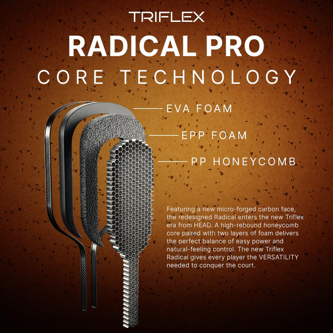 HEAD Radical Pro15 Pickleball Paddle (2026 Model)