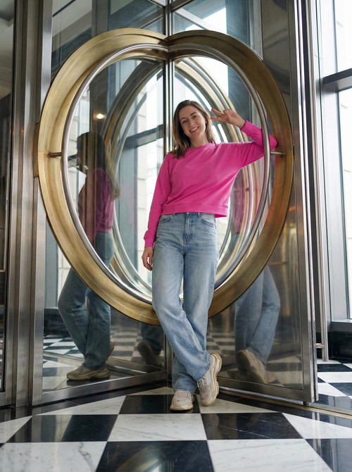 Lucky in Love Women’s Hype Long Sleeve Top – Lightweight UPF 50+ Athletic Shirt, Breathable Performance Top