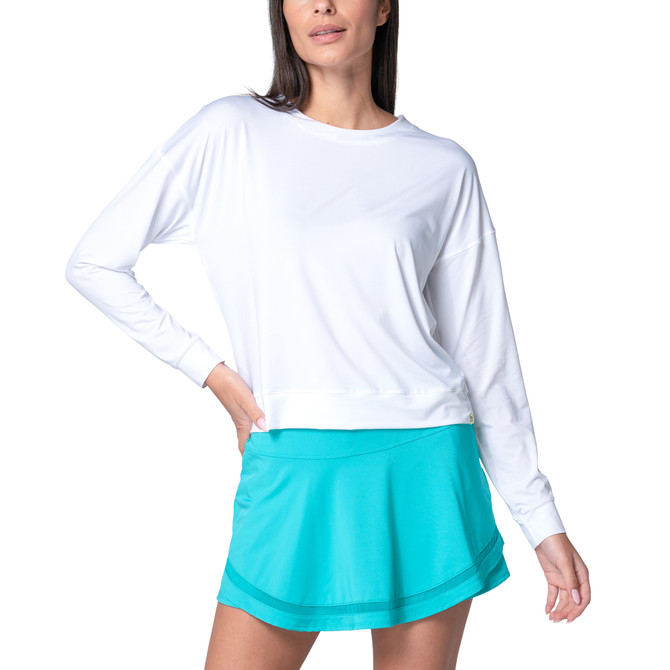 Lucky in Love Women’s Hype Long Sleeve Top – Lightweight UPF 50+ Athletic Shirt, Breathable Performance Top