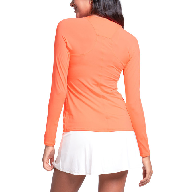 Lucky in Love Women’s Breeze Long Sleeve Top – UPF 50+ Lightweight Fitted Athletic Shirt, Breathable Performance Top