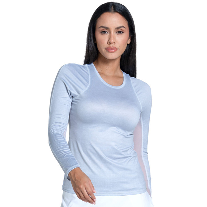 Lucky in Love Women’s Breeze Long Sleeve Top – UPF 50+ Lightweight Fitted Athletic Shirt, Breathable Performance Top