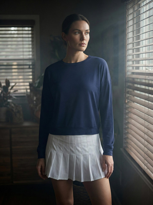 Lucky in Love Women’s Breeze Long Sleeve Top – UPF 50+ Lightweight Fitted Athletic Shirt, Breathable Performance Top