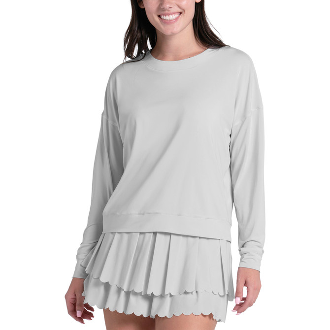 Lucky in Love Women’s Breeze Long Sleeve Top – UPF 50+ Lightweight Fitted Athletic Shirt, Breathable Performance Top