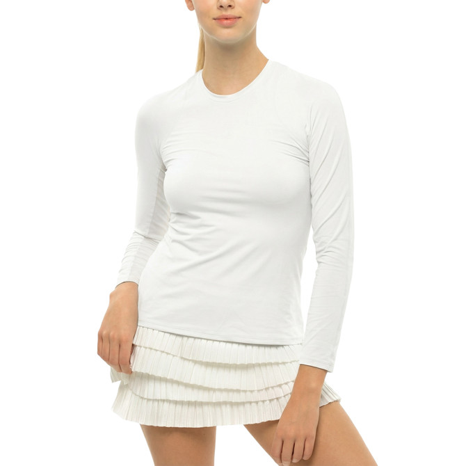 Lucky in Love Women’s Breeze Long Sleeve Top – UPF 50+ Lightweight Fitted Athletic Shirt, Breathable Performance Top