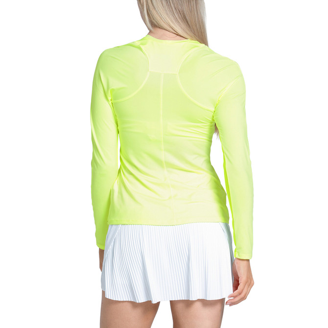 Lucky in Love Women’s Breeze Long Sleeve Top – UPF 50+ Lightweight Fitted Athletic Shirt, Breathable Performance Top