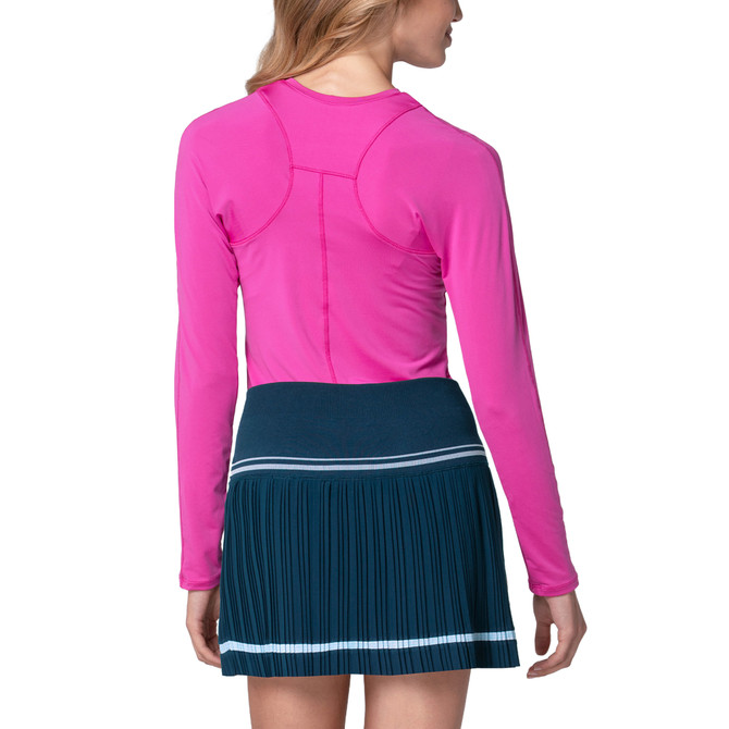 Lucky in Love Women’s Breeze Long Sleeve Top – UPF 50+ Lightweight Fitted Athletic Shirt, Breathable Performance Top