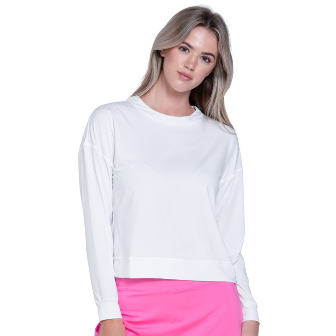 Lucky in Love Women’s Breeze Long Sleeve Top – UPF 50+ Lightweight Fitted Athletic Shirt, Breathable Performance Top