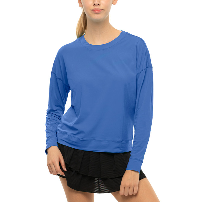 Lucky in Love Women’s Breeze Long Sleeve Top – UPF 50+ Lightweight Fitted Athletic Shirt, Breathable Performance Top