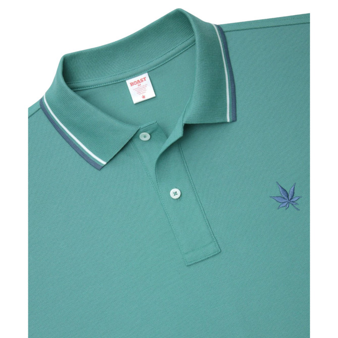 BOAST Men's 1983 Tipped Pique Polo 
