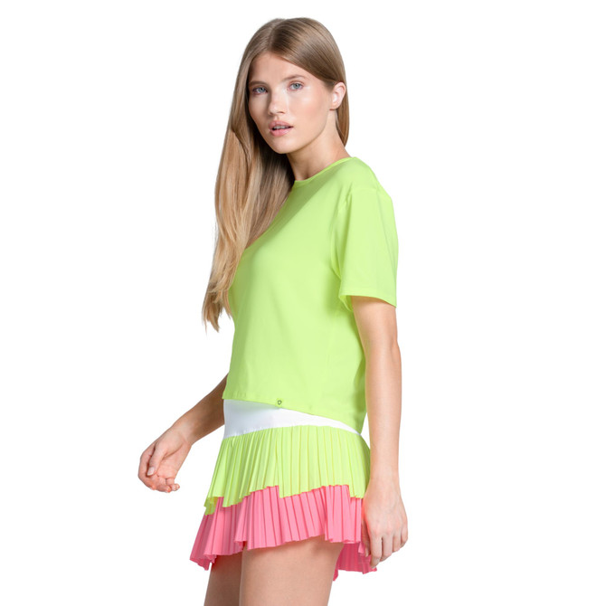 Lucky In Love Power Box Tee With UV Protection.