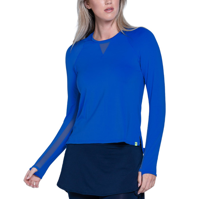Lucky In Love Women's High Low Breezy Long Sleeve Shirt