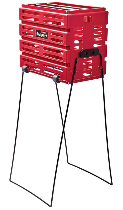 Tourna Ballport Deluxe Tennis Ball Hopper with Wheels