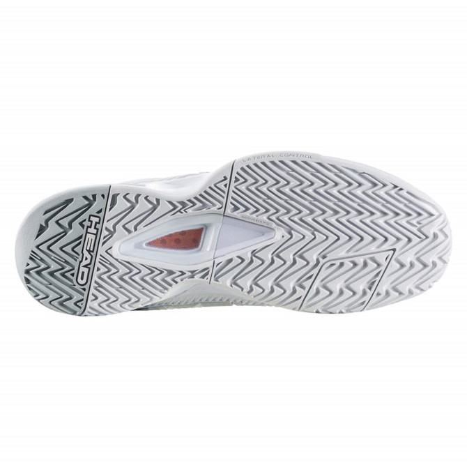 HEAD Women's Revolt Pro 4.0 Tennis Shoe (White/Grey)