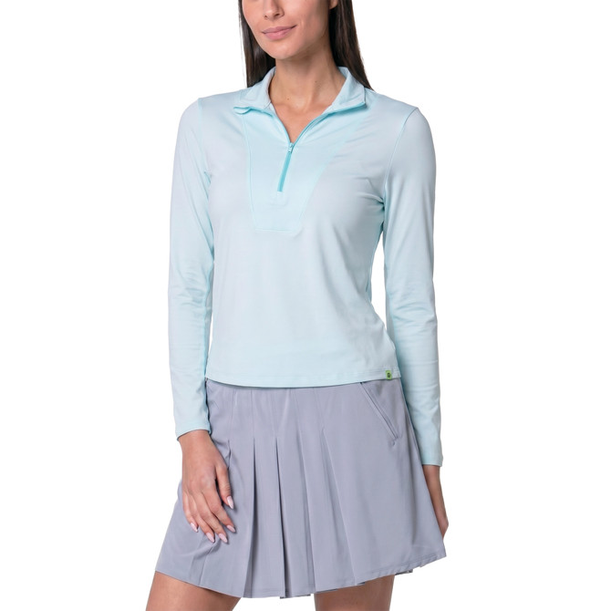 Lucky in Love Women's Free Play Zip Long Sleeve