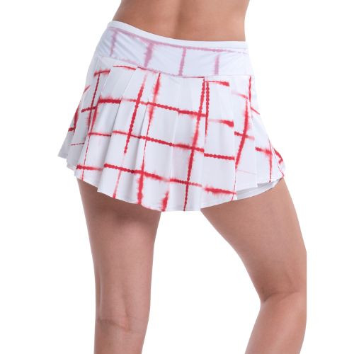 Lucky In Love Shibori Plaid Skirt