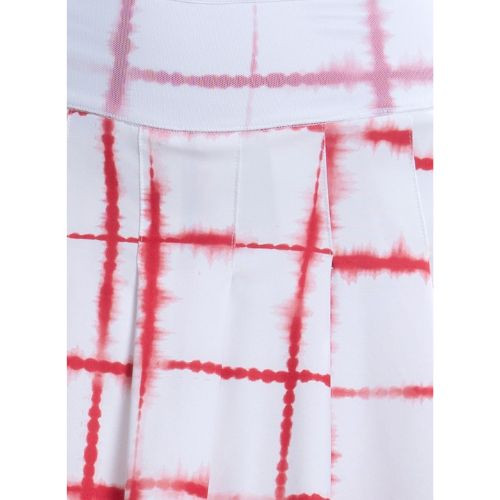 Lucky In Love Shibori Plaid Skirt
