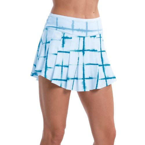 Lucky In Love Shibori Plaid Skirt