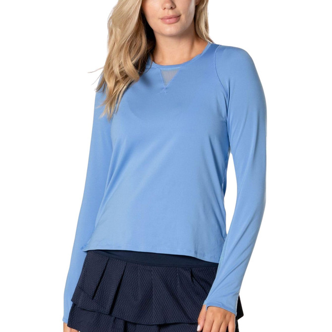 Lucky In Love Women's High Low Breezy Long Sleeve Shirt