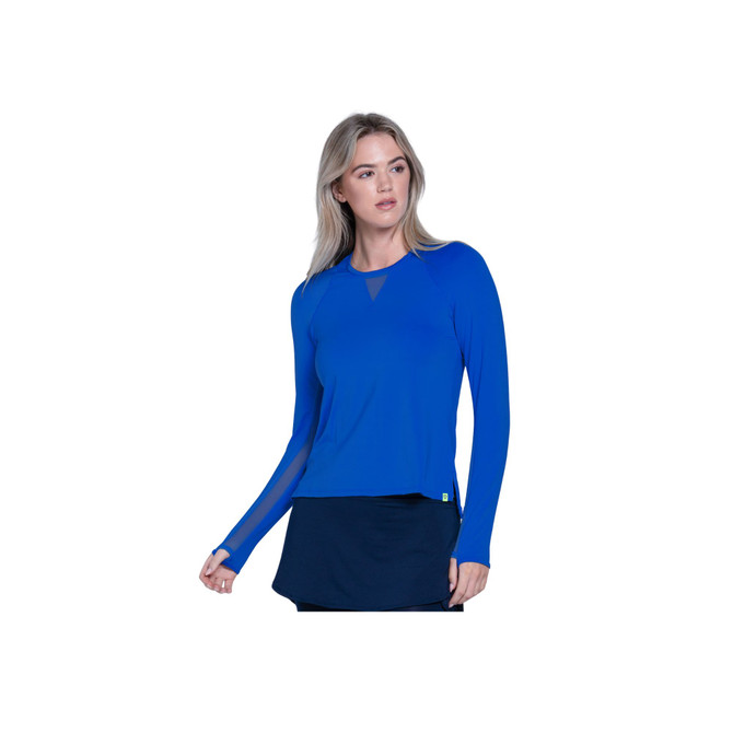 Lucky In Love Women's High Low Breezy Long Sleeve Shirt