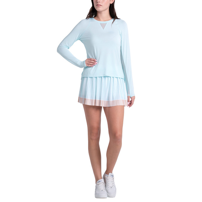 Lucky In Love Women's High Low Breezy Long Sleeve Shirt