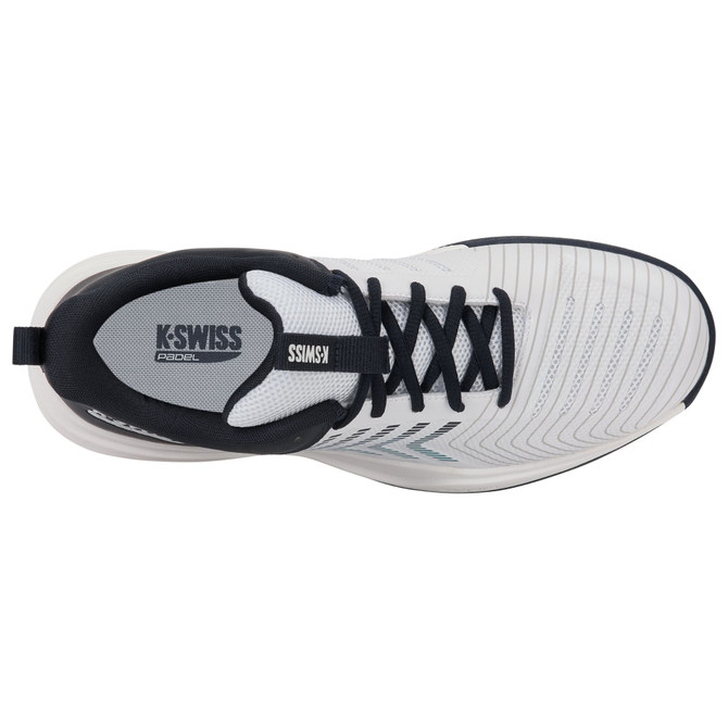 K-Swiss Men's Ultrashot Light Padel Shoe (White/Carbon/Baltic)