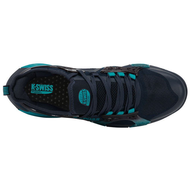 K-Swiss Men's K-Frame Padel Shoe (Carbon/Baltic) (Carbon/Baltic)