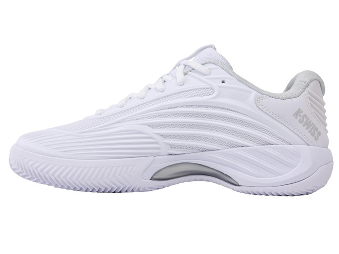 K-Swiss Women's Hypercourt Express 3 Clay (White/Dawn Blue/Silver) 