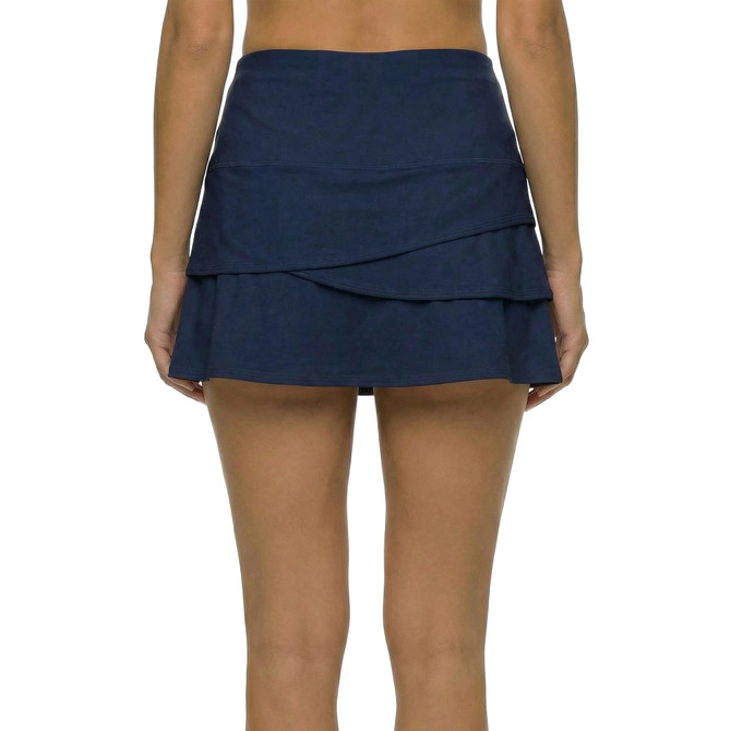 Lucky in Love Womens Scallop Tennis Skirt, Premium Moisture-Wicking Athletic Skort for Tennis, Pickleball, Padel & Workout
