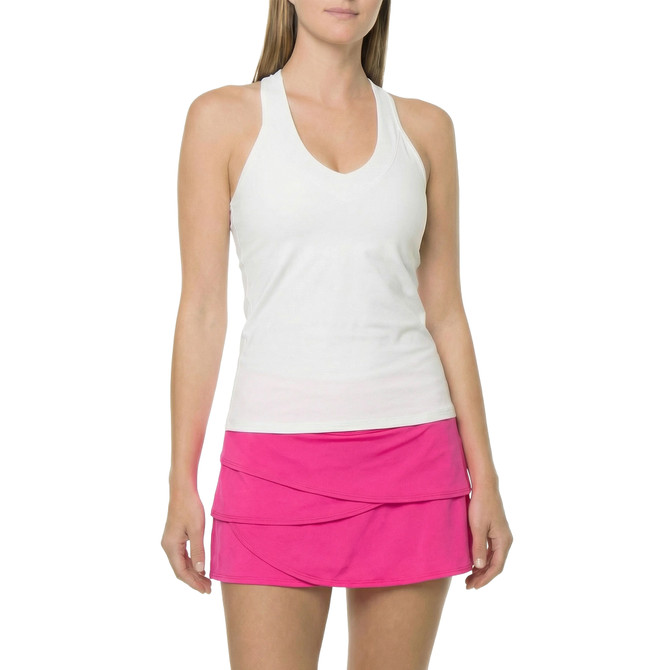 Lucky in Love Womens Scallop Tennis Skirt, Premium Moisture-Wicking Athletic Skort for Tennis, Pickleball, Padel & Workout