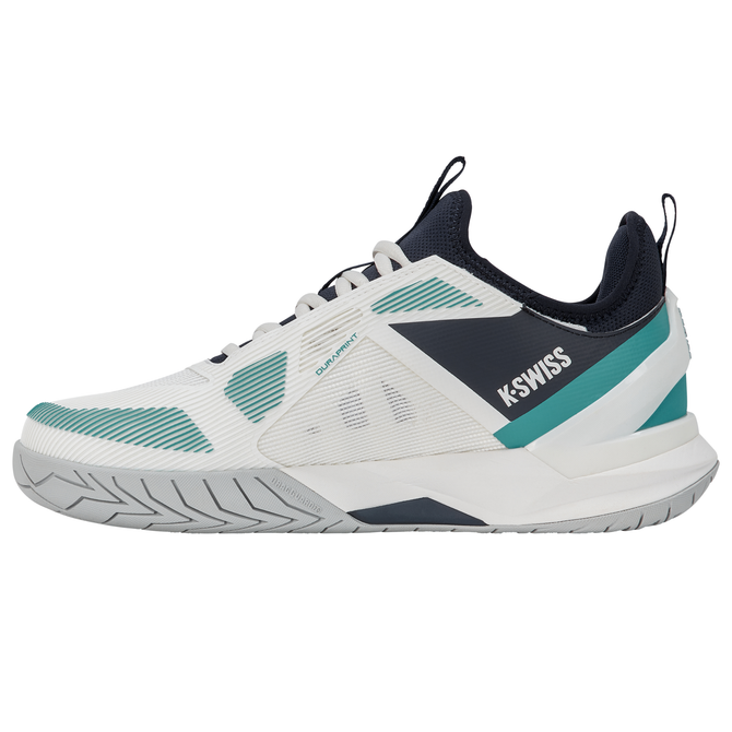 K-Swiss K-Frame Speed Rublo Tennis Shoe (Blanc de Blanc/Carbon/Baltic)
